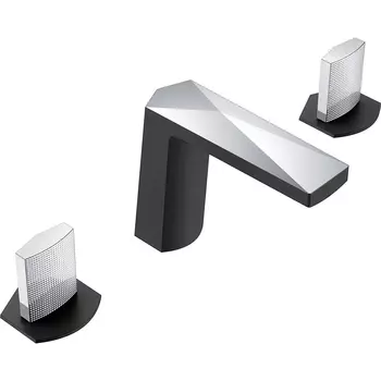 Смеситель для раковины Boheme Venturo 150-BCR-TOUCH черный, хром