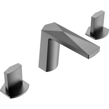 Смеситель для раковины Boheme Venturo 150-GM-ICE антрацит матовый