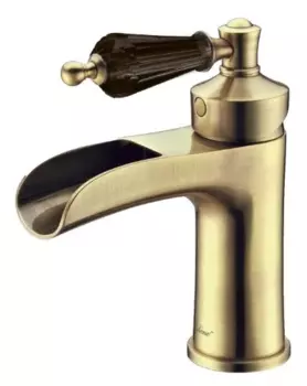 Смеситель для раковины Boheme Vogue с черным Swarovski