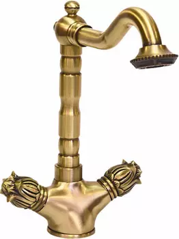 Смеситель для раковины Bronze de Luxe Florence бронза (21381)
