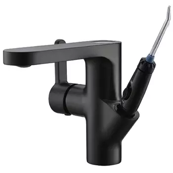 Смеситель для раковины Bronze de Luxe Optimal 10188B с ирригатором, черный