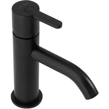 Смеситель для раковины Cezares Leaf черный матовый