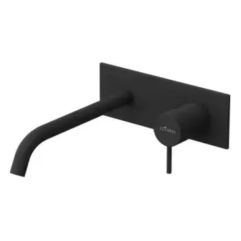 Смеситель для раковины Cezares Leaf BLI1-L-NOP С ВНУТРЕННЕЙ ЧАСТЬЮ, черный матовый