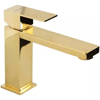 Смеситель для раковины Cezares Unika золото