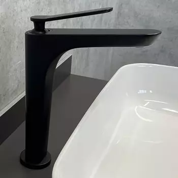 Смеситель для раковины Comforty черный матовый