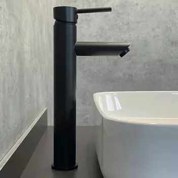 Смеситель для раковины Comforty черный матовый