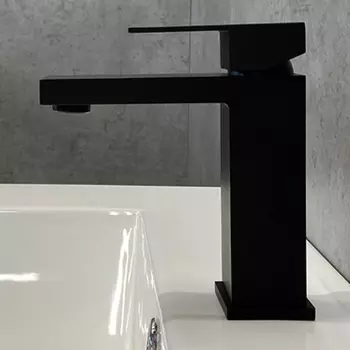 Смеситель для раковины Comforty черный матовый