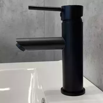 Смеситель для раковины Comforty черный матовый