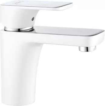 Смеситель для раковины D&K DA1432116 белый, хром