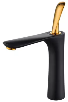 Смеситель для раковины D&K Venice.Baciano черный матовый