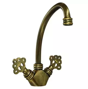 Смеситель для раковины E.C.A. Ottaman бронзовый