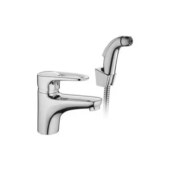 Смеситель для раковины Frap H68 с гигиеническим душем хром