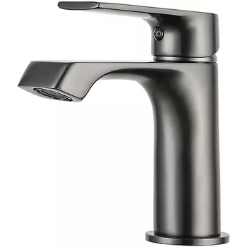 Смеситель для раковины Frap сталь матовая