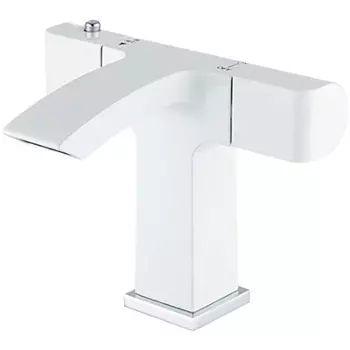 Смеситель для раковины Gappo белый хром