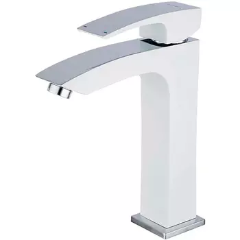 Смеситель для раковины Gappo белый хром