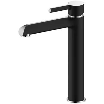 Смеситель для раковины Gappo черный хром