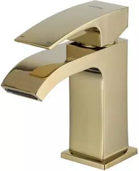 Смеситель для раковины Gappo золото глянцевое