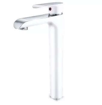 Смеситель для раковины Groсenberg GB3010 Белый хром