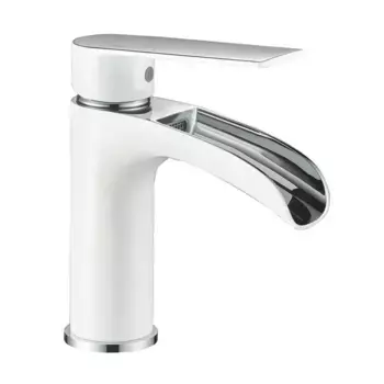 Смеситель для раковины Haiba HB13505 белый, хром