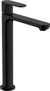 Смеситель для раковины Hansgrohe Rebris S черный матовый