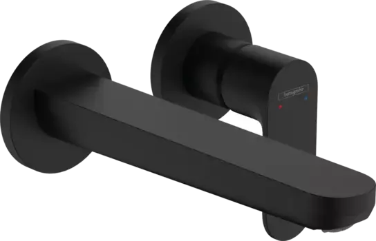 Смеситель для раковины Hansgrohe Rebris S черный матовый