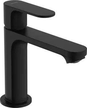 Смеситель для раковины Hansgrohe Rebris S 72517670 с донным клапаном, черный матовый