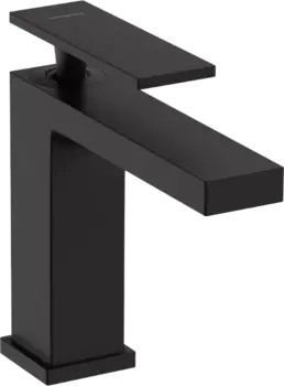 Смеситель для раковины Hansgrohe Tecturis E 110 73010670 матовый черный