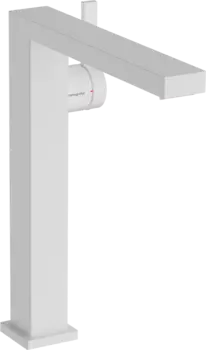 Смеситель для раковины Hansgrohe Tecturis E 240 Fine 73070700 матовый белый