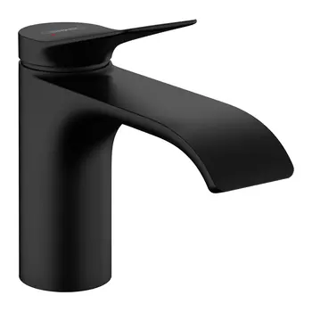 Смеситель для раковины Hansgrohe Vivenis 80 75010670 матовый черный