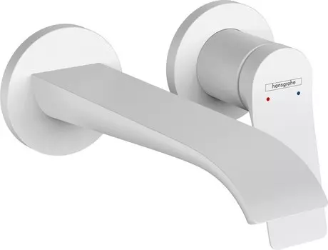 Смеситель для раковины Hansgrohe Vivenis белый матовый