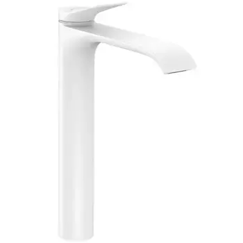 Смеситель для раковины Hansgrohe Vivenis белый матовый