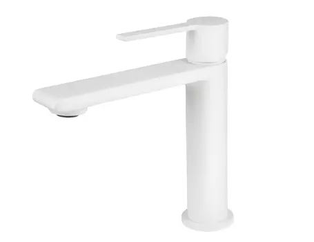 Смеситель для раковины Kaiser Serio 05311-4 матовый белый