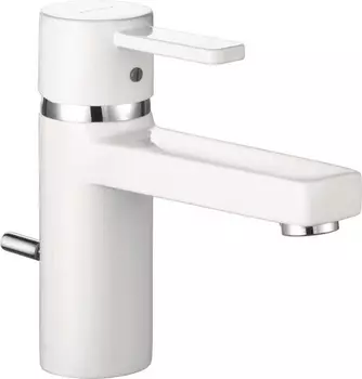 Смеситель для раковины Kludi белый, хром (382509175)