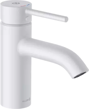 Смеситель для раковины Kludi Bozz 382665376 белый матовый