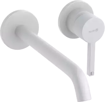 Смеситель для раковины Kludi Nova Fonte Pura белый матовый