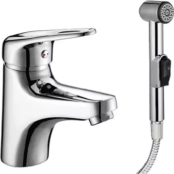 Смеситель для раковины Lemark Luna LM4116C хром, с гигиеническим душем