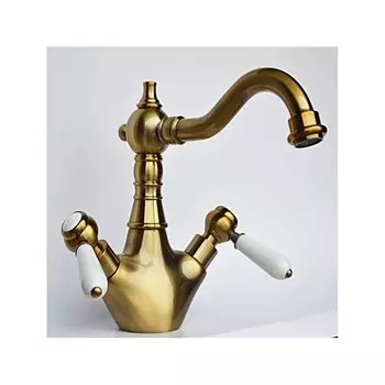 Смеситель для раковины Magliezza Bianco 50117-br бронза