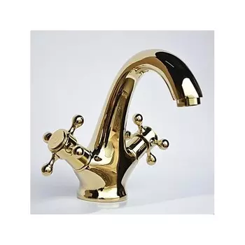 Смеситель для раковины Magliezza Classico 50108-do золотой