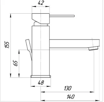 Смеситель для раковины Migliore Kvant 18779 хром