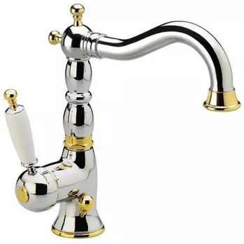 Смеситель для раковины Migliore Oxford хром/золото (ML OXF-6313 BI CRDO)