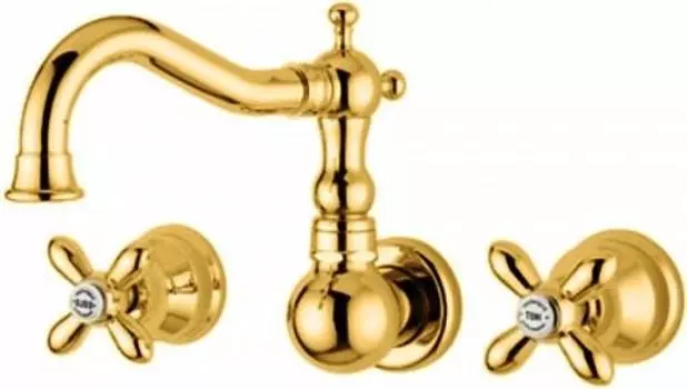Смеситель для раковины Migliore Princeton plus золото (ML PRP-8070 DO)