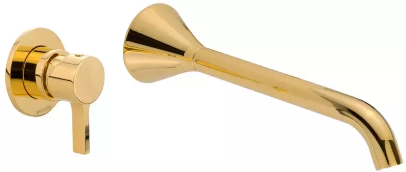 Смеситель для раковины Migliore Sirius 28182 С ВНУТРЕННЕЙ ЧАСТЬЮ золото