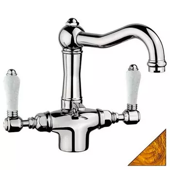 Смеситель для раковины Nicolazzi Dames Angl золото (1432GB78A)