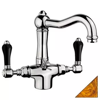 Смеситель для раковины Nicolazzi Dames Angl золото (1432GB78B)