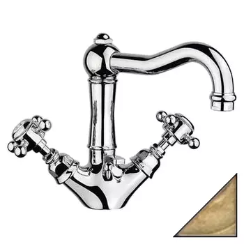 Смеситель для раковины Nicolazzi Dames Angl 1432OG70 золотой