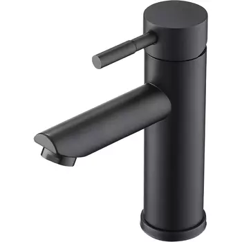 Смеситель для раковины Orange Steel черный матовый