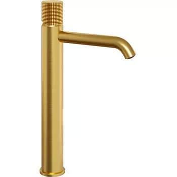 Смеситель для раковины Paini Cox Grip золотой матовый