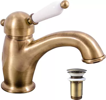 Смеситель для раковины Rav Slezak Labe бронза