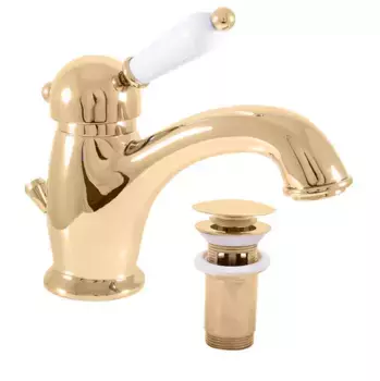 Смеситель для раковины Rav Slezak Labe золото