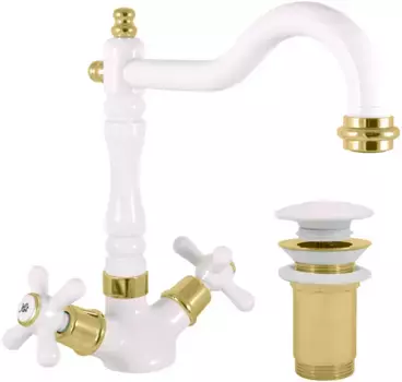 Смеситель для раковины Rav Slezak Morava retro MK121.5/8BZ